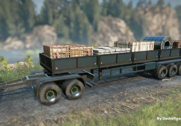 Мод GGMS Trailer Pack 2 (Cargo) версия 1.0.1 для SnowRunner (v17.3)