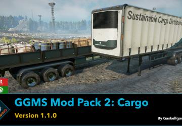 Мод GGMS Trailer Pack 2 (Cargo) версия 1.1.0 для SnowRunner (v20.0)