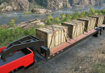 Мод Gooseneck trailer pack версия 5 для SnowRunner (v40.1)