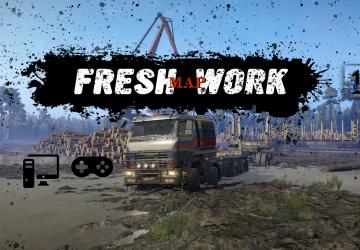 Карта «Fresh work» версия 1.2.9 для SnowRunner (v17.0)