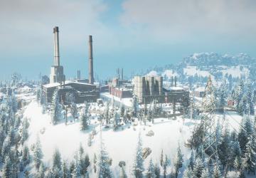Карта «Hope Country winter» версия 2.0.0 для SnowRunner (v23.0)