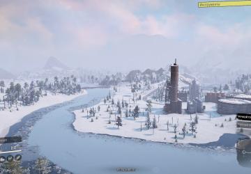 Карта «Тёплое озеро» версия 15.0 для SnowRunner