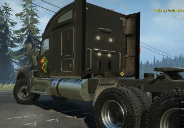 Мод Kenworth W990 версия 1.0.1 для SnowRunner (v12.2)