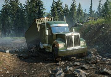 Мод Kenworth W990 версия 1.1 для SnowRunner (v16.1)