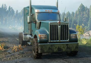 Мод Kenworth W990 версия 1.1 для SnowRunner (v16.1)