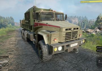 Мод KRAZ 255 версия 1.5.8 для SnowRunner (v10.1)