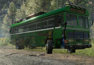 Мод Lanka Snowland Bus версия 1.2 для SnowRunner (v17.3)