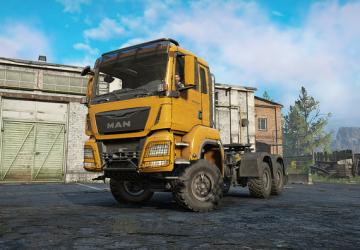 Мод MAN Truck TGS 480 6X6 версия 1.2.0 для SnowRunner (v6.0)