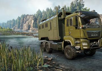 Мод MAN Truck TGS 480 6X6 версия 1.2.0 для SnowRunner (v6.0)