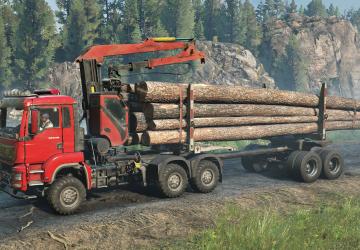 Мод MAN Truck TGS 480 6X6 версия 1.8.0 для SnowRunner (v12.2)