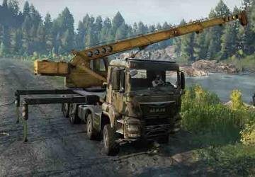 Мод MAN Truck TGS 480 8X8 версия 1 для SnowRunner (v6)