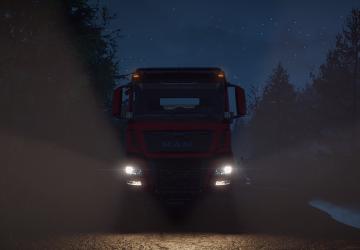 Мод MAN Truck TGS 480 8X8 версия 1 для SnowRunner (v6)