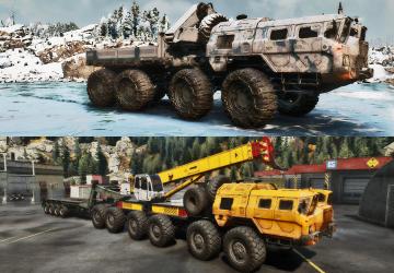 Мод MAZ-7911 Tayga версия 2 для SnowRunner (v20, 21, 24)