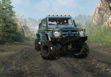 Мод Merc_G63_6X6 версия 2.2 для SnowRunner (v15.1)