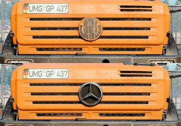 Мод Mercedes-Benz logo for the UMV 437 версия 1.0 для SnowRunner (v16.0)