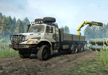 Мод Mercedes-Benz Zetros версия 2.0.0 для SnowRunner (v12.2)