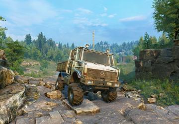 Мод NKD Mercedes Unimog версия 1.0 для SnowRunner (v34.1)