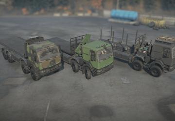 Мод Renault Kerax 8x8 версия 2.2 для SnowRunner (v17.3)