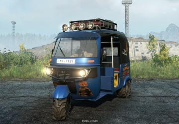 Мод Rickshaw Tuk Tuk версия 1.0 для SnowRunner (v15.0)