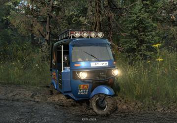 Мод Rickshaw Tuk Tuk версия 1.0 для SnowRunner (v15.0)