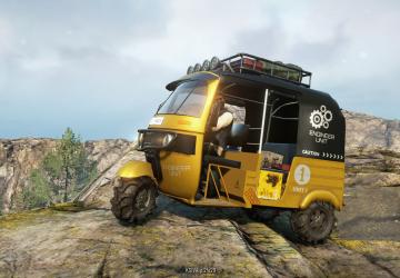 Мод Rickshaw Tuk Tuk версия 1.0 для SnowRunner (v15.0)