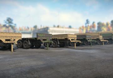 Мод RNG Military Trailer Pack версия 1.0.0 для SnowRunner (v16.1)