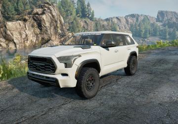 Мод Toyota Secuoia 2025 версия 1.0.1 для SnowRunner (v41.0)