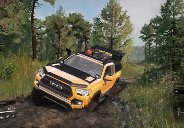 Мод Toyota Tacoma (2021) версия 1.1 для SnowRunner (v10.1)