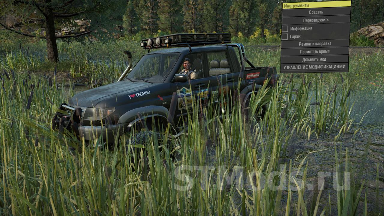 Скачать мод UAZ Patriot Pickup версия 1.0.1 для SnowRunner (v12.3)