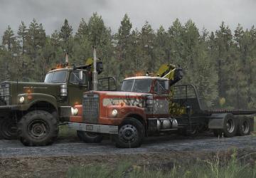 Мод White Western Star 4964 Military edition версия 1.0 для SnowRunner