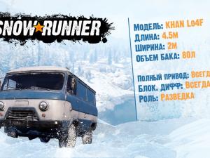 SnowRunner - Перезентация Khan Lo4F
