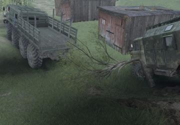 Дерево «Акация» для для редактора версия 1.1 для SpinTires (v03.03.16+)