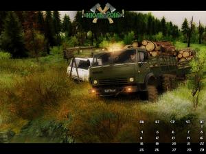 Календарь на июль 2016 для SpinTires