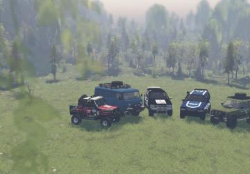 Пак объектов «trophy-raid» версия 1 для SpinTires (v03.03.16)