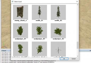 Растительность для Spintires Editor версия 1.0.0 для SpinTires (v03.03.16 и выше)