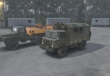 Мод Аддоны из MudRunner на дефолтный транспорт для SpinTires (v03.03.16)