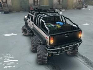 Мод Hummer H2 6x6 версия 2 для SpinTires (v2014)