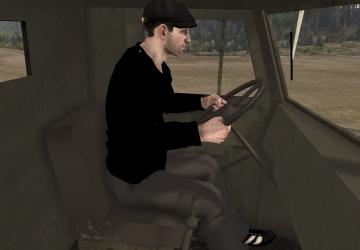 Мод Черная одежда для водителя версия 1.0 для SpinTires (v03.03.16 и выше)