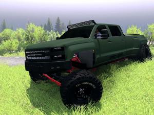 Мод Chevy 3500 UTV hauler 2016 версия 02.08.17 для SpinTires (v03.03.16)