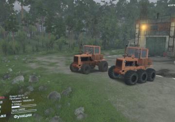 Мод ДТ-74 4х4, 6х6 версия 1.0 для SpinTires (v03.03.16)