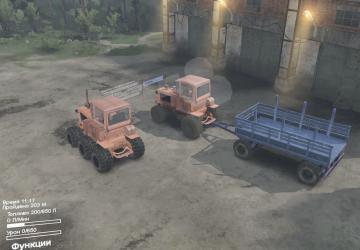 Мод ДТ-74 4х4, 6х6 версия 1.0 для SpinTires (v03.03.16)