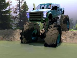 Мод Ford F350 6Door NEW версия 18.07.17 для SpinTires (v03.03.16)