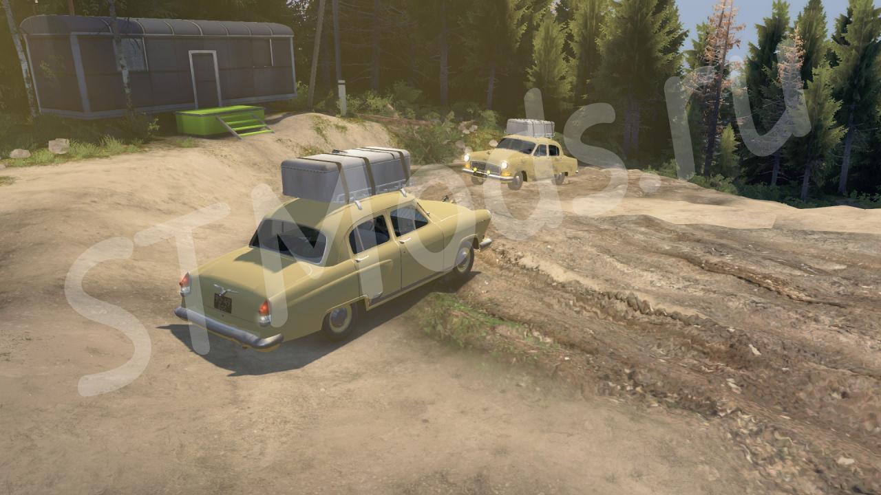 Скачать мод Газ-21 «Волга» версия 1 для SpinTires (v03.03.16)