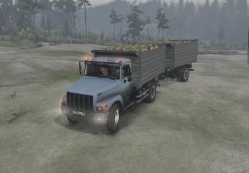 Мод Gaz 33077 4х2 версия 1 для SpinTires (v03.03.16)