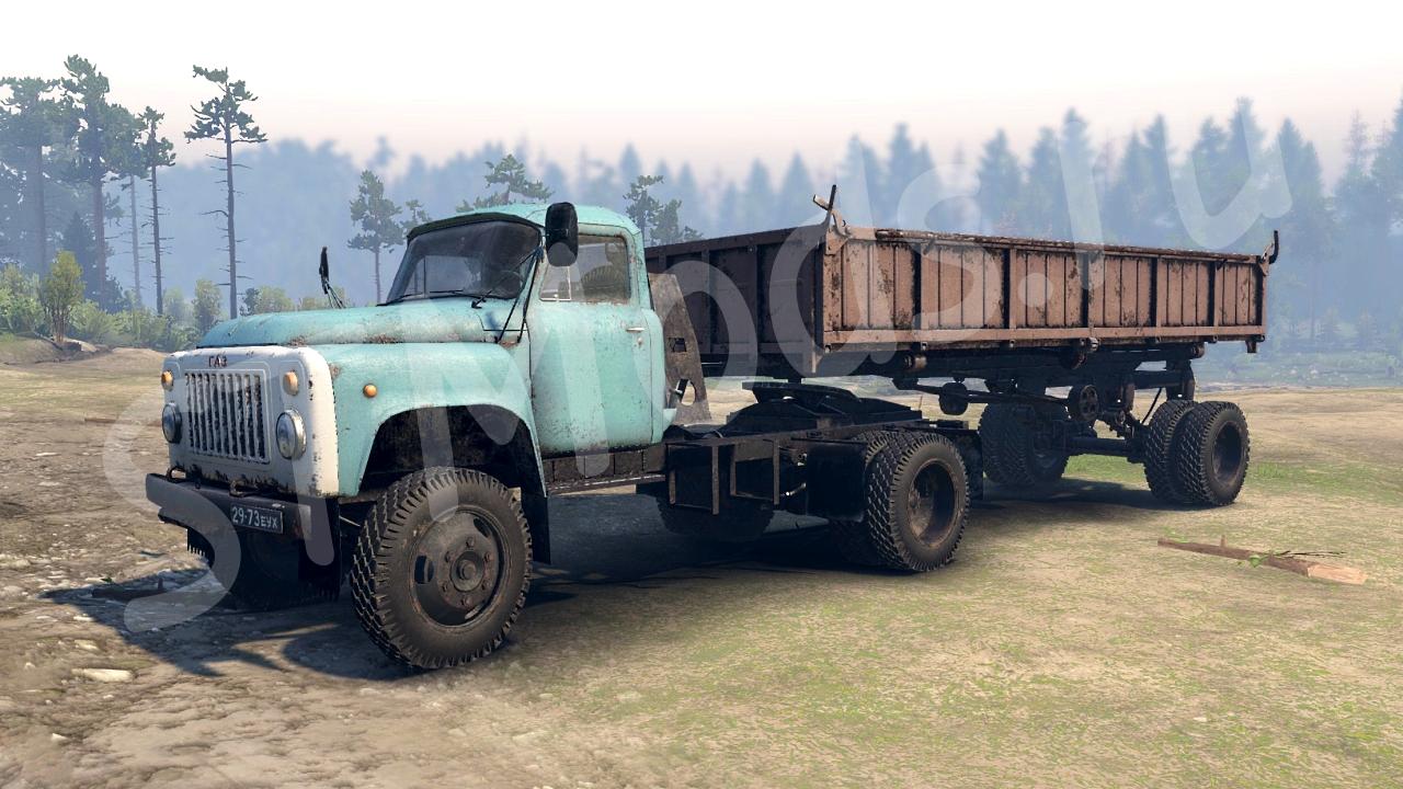 Скачать мод Газ-53 версия 03.07.17 для SpinTires (v03.03.16)