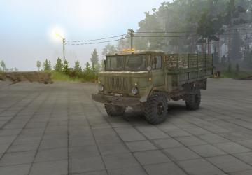 Мод Газ-66+ версия 1 для SpinTires (v1.7.0)