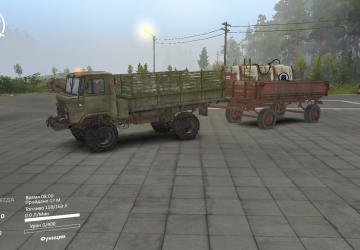 Мод Газ-66+ версия 1 для SpinTires (v1.7.0)