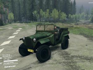 Мод Газ-67Б версия 1.0 для SpinTires (v2014)