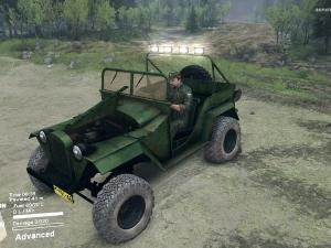 Мод Газ-67Б версия 1.0 для SpinTires (v2014)