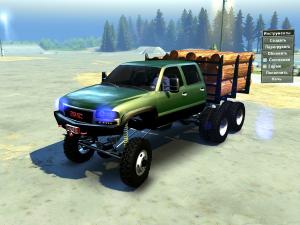 Мод GMC 6x6 3500 crew cab 2001 версия 13.09.16 для SpinTires (v03.03.16)